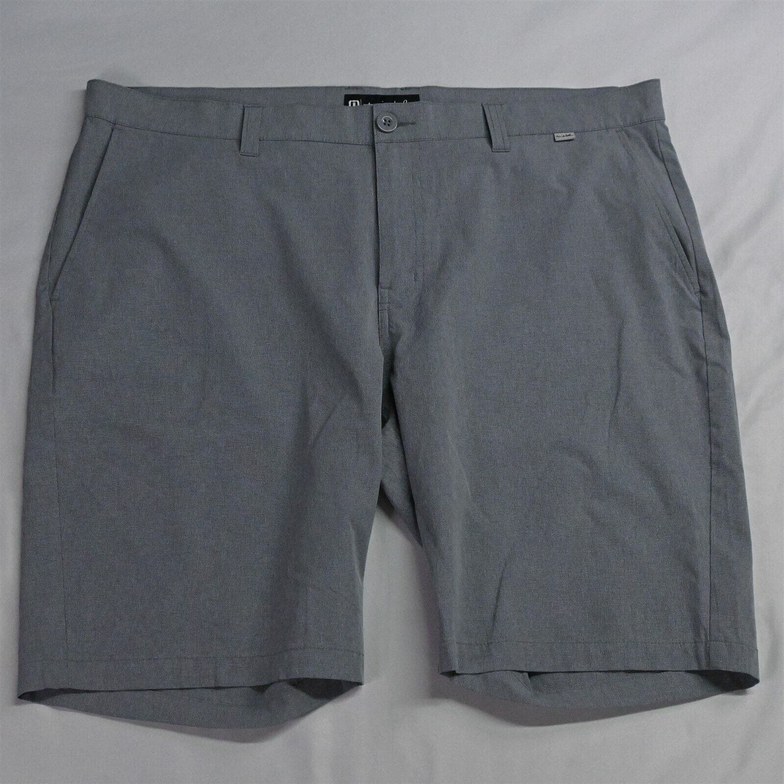 Travis Mathew Fits 40 X 10" Light Gray Beck Tech Stretch Golf Shorts